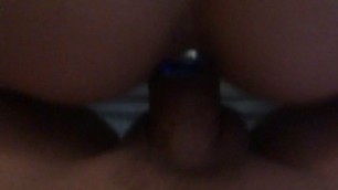 Swedish couple - fucking my wife with hot blue diamond plug