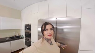 LustReality Tattooed Stepmom with Big Tits Fucks Stepson VR