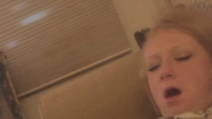 Ashlie c playing with dildo