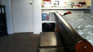 cucumber in pussy has black girl squirt