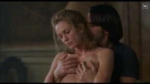 Diane Lane#s beautiful breasts cupped by her boyfriend