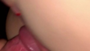 Fleshy dick dives deep into pink pussy