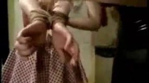 Young girl fucked by bitch lesbian