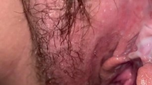 KaliCole pee after creamy cum