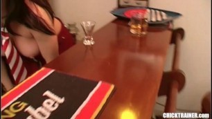 Pretty young Britney Swallows 5 Cum Loads. DTH! Homemade gokkun-style Cum Drinking from shot glasses. Extreme semen swallowing a