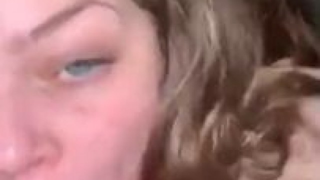 Thick Tattoed Blue Eyed White Girl Sucking BBC