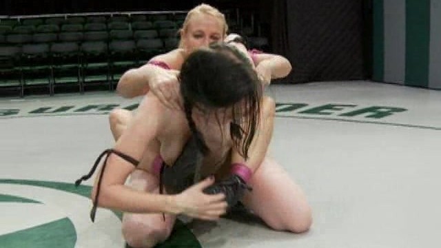 Girl-on-girl Wrestling! Loser Eats Pussy