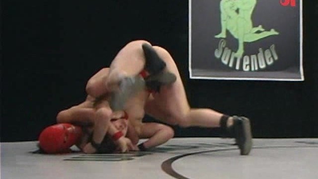 Red Hooded Ninja Wrestle for Sexual Victory