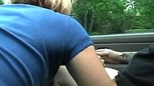 Stranded Soccer Mom Blows a Guy for a Ride