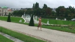 Hot Public Nudity With Sweet Brunette