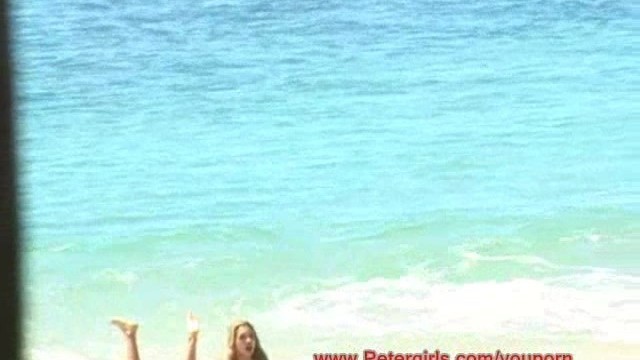 18 Year Old Danni @ the Beach in Hawaii