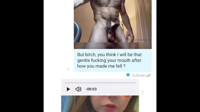 BigDaddy Teaching French to a Fuckslut. Sexting