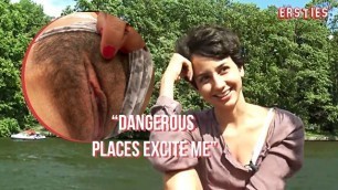 Ersties: Amateur Traveling Babe gives us a Sexy Tour of her Hairy Pussy