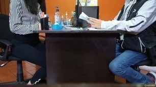 SECRETARIA MEXICANA Se DEJA COGER POR SU JEFE Y TERMINA EN CREAMPIE PARTE 2